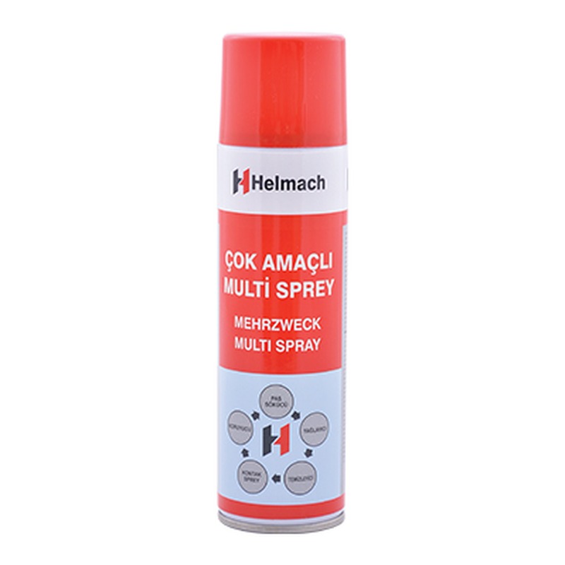 HELMACH ÇOK AMAÇLI MULTİ SPREY 400 ML (HLM-MULTI-5IN1-400) - Orijinal Ürün Görseli | Petrogen Otomotiv