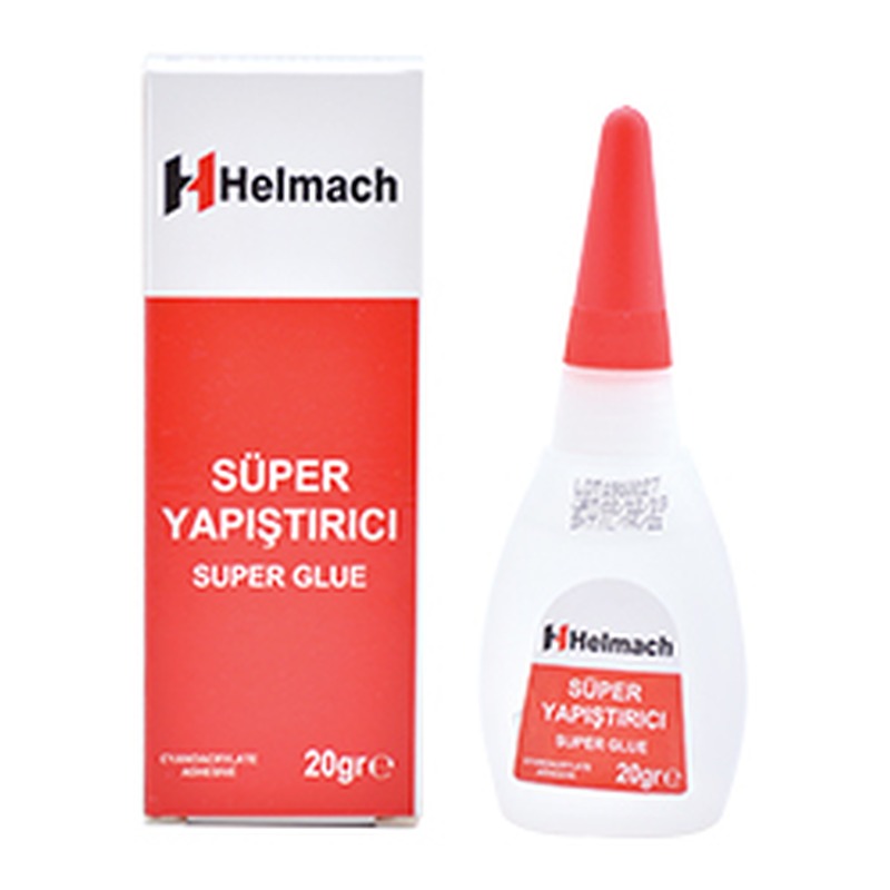HELMACH SÜPER YAPIŞTIRICI 20 GR (HLM-CA-GLUE-20) - Orijinal Ürün Görseli | Petrogen Otomotiv