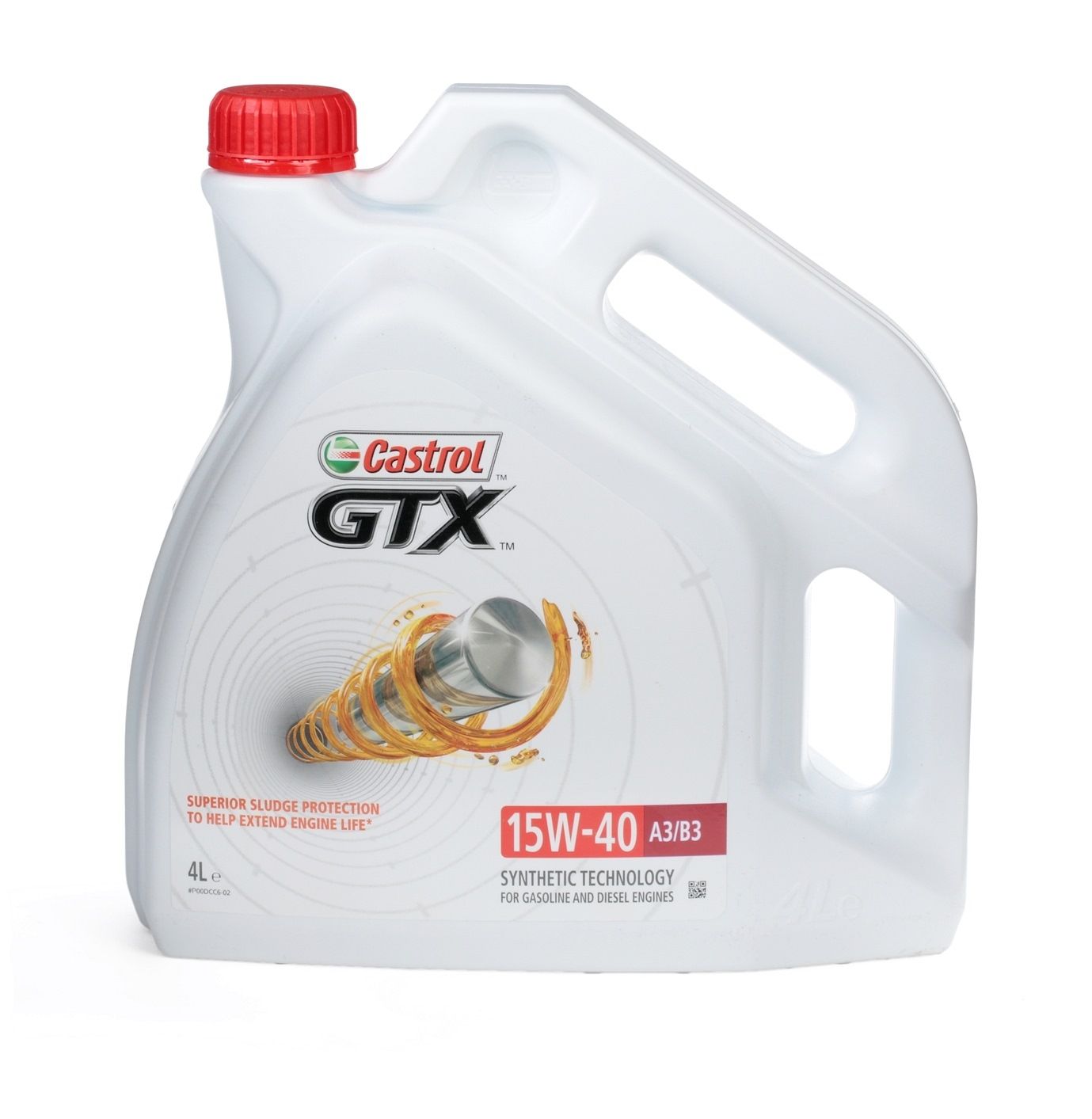 Castrol GTX 15W-40 A3/B3 Motor Yağı 4 Litre (3430145) - Orijinal Ürün Görseli | Petrogen Otomotiv