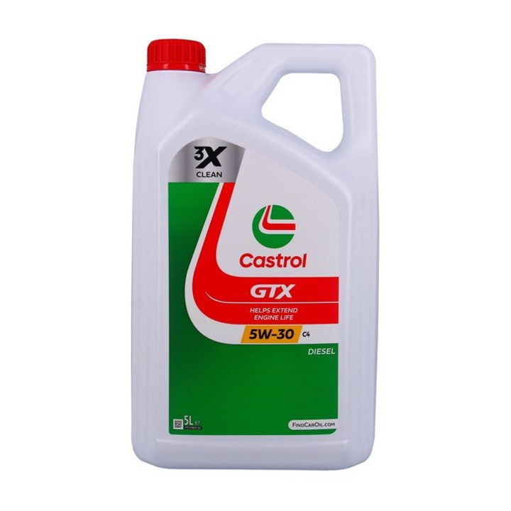 Castrol GTX 5W-30 C4 DPF Motor Yağı 5 Litre (3430116) - Orijinal Ürün Görseli | Petrogen Otomotiv