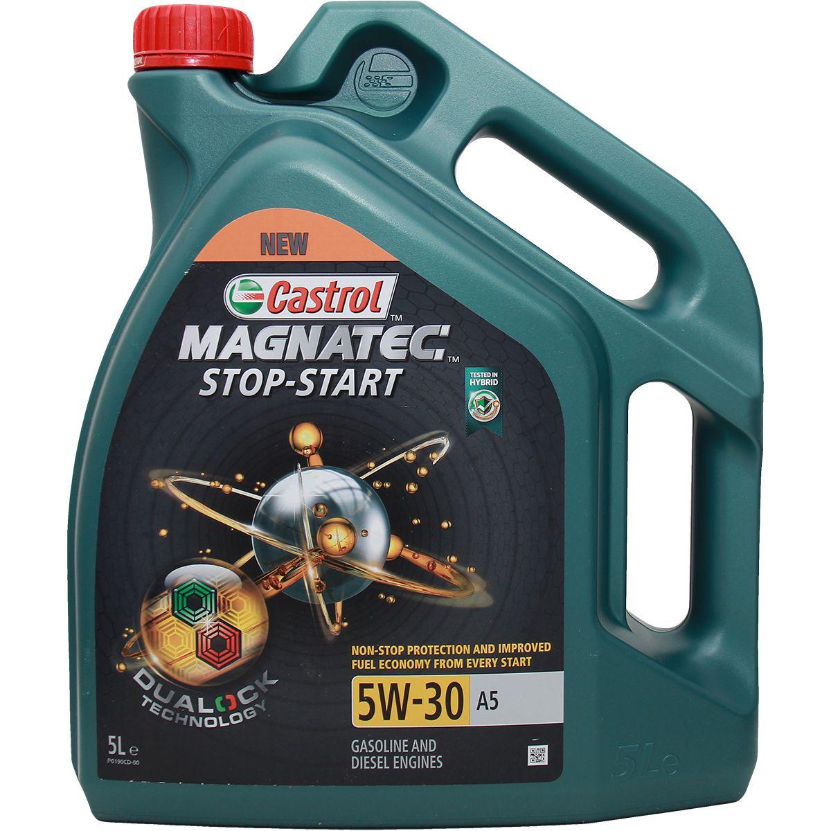 Castrol MAGNATEC 5W-30 A5/B5 Tam Sentetik Motor Yağı 5 Litre (3429866) - Orijinal Ürün Görseli | Petrogen Otomotiv