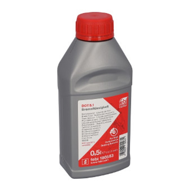 FEBİ FREN HİDROLİĞİ DOT 5.1 0,5 LT (180583) - Orijinal Ürün Görseli | Petrogen Otomotiv