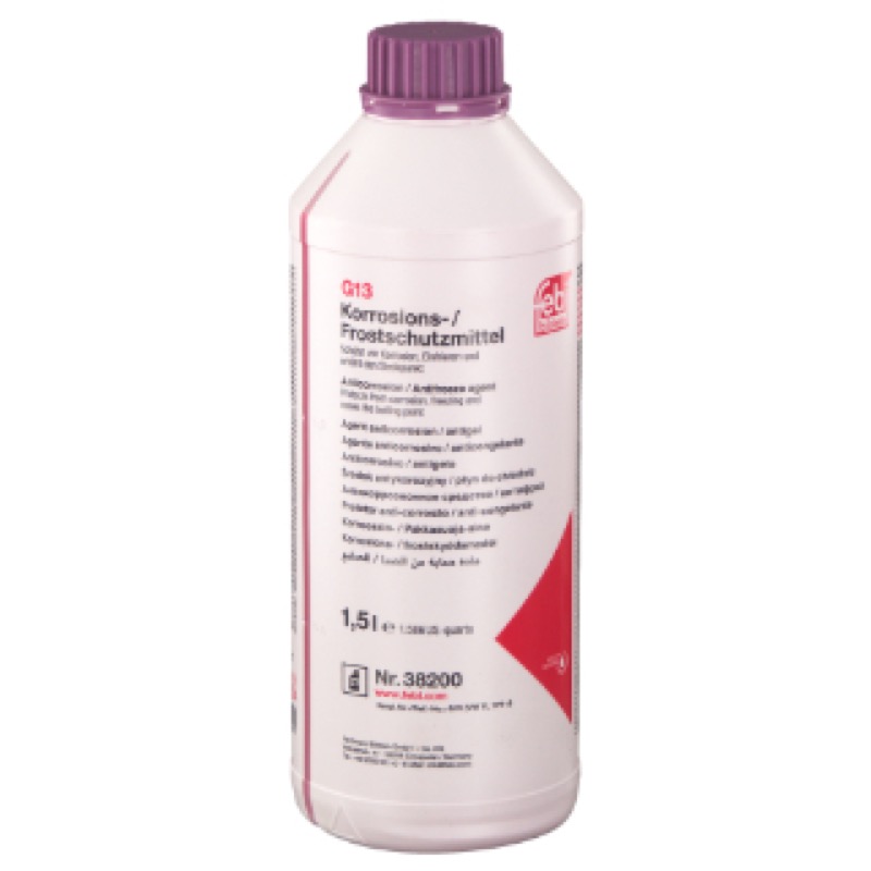 FEBİ ANTİFRİZ G13 KONSANTRE MOR 1,5 LT (38200) - Orijinal Ürün Görseli | Petrogen Otomotiv
