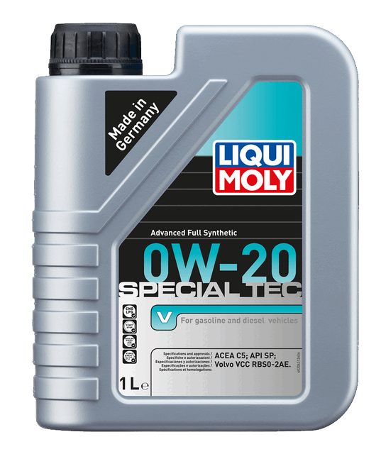 LIQUI MOLY 0W-20 Motor Yağı Special Tec V 1 Litre (20631) - Orijinal Ürün Görseli | Petrogen Otomotiv