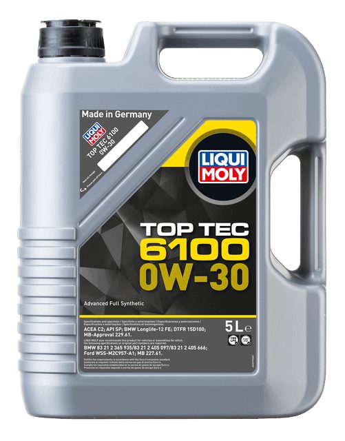 LIQUI MOLY 0W-30 Motor Yağı Top Tec 6100 5 Litre (20779) - Orijinal Ürün Görseli | Petrogen Otomotiv