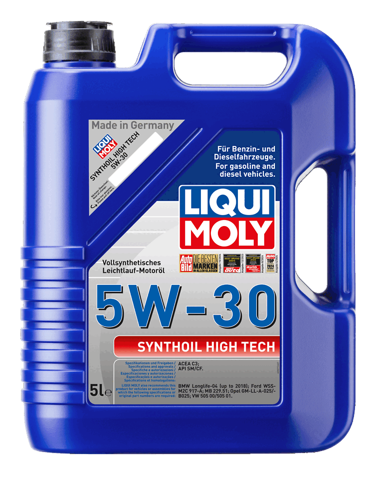 LIQUI MOLY 5W-30 Motor Yağı Synthoil High Tech 5 Litre (20959) - Orijinal Ürün Görseli | Petrogen Otomotiv