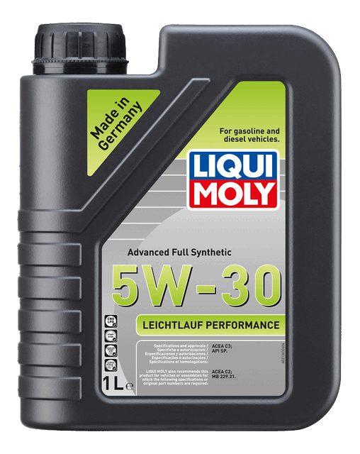 LIQUI MOLY 5W-30 Motor Yağı Leichtlauf Performance 1 Litre (21363) - Orijinal Ürün Görseli | Petrogen Otomotiv