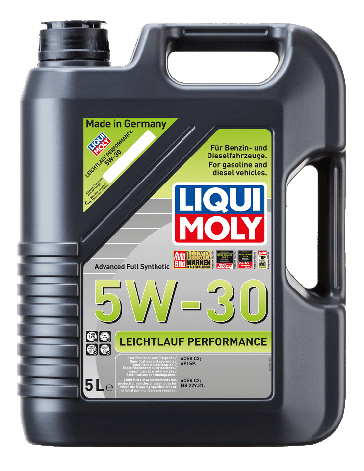 LIQUI MOLY 5W-30 Motor Yağı Leichtlauf Performance 5 Litre (21364) - Orijinal Ürün Görseli | Petrogen Otomotiv