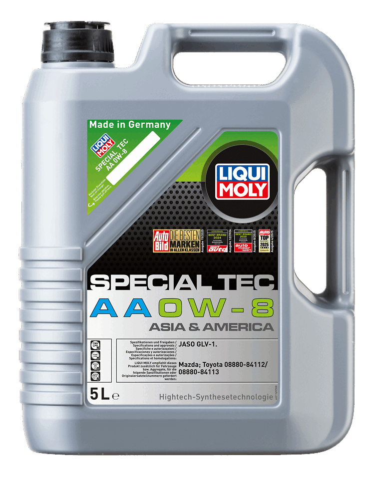LIQUI MOLY 0W-8 Motor Yağı Special Tec AA 5 Litre (21769) - Orijinal Ürün Görseli | Petrogen Otomotiv