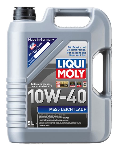 LIQUI MOLY 10W-40 Motor Yağı MoS2 Leichtlauf 5 Litre (2184) - Orijinal Ürün Görseli | Petrogen Otomotiv