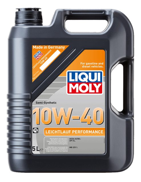 LIQUI MOLY 10W-40 Motor Yağı Leichtlauf Performance 5 Litre (2536) - Orijinal Ürün Görseli | Petrogen Otomotiv