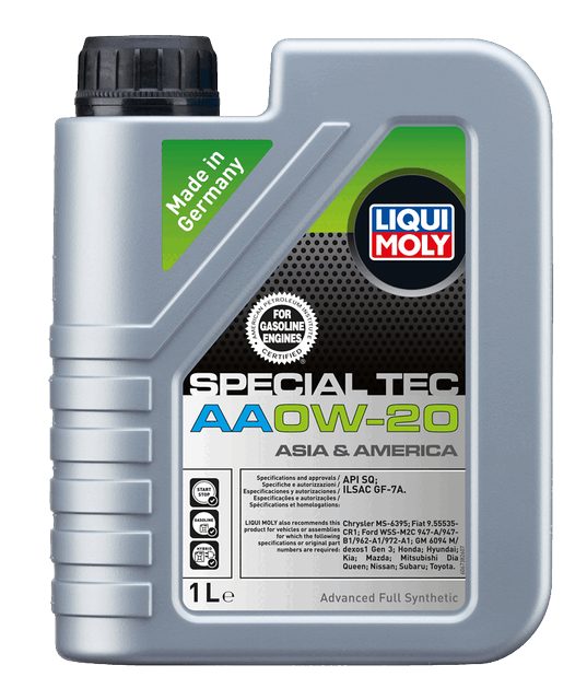 LIQUI MOLY 0W-20 Motor Yağı Special Tec AA 1 Litre (6738) - Orijinal Ürün Görseli | Petrogen Otomotiv