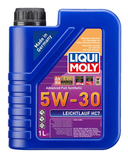 LIQUI MOLY 5W-30 Motor Yağı Leichtlauf HC7 1 Litre (8541) - Orijinal Ürün Görseli | Petrogen Otomotiv