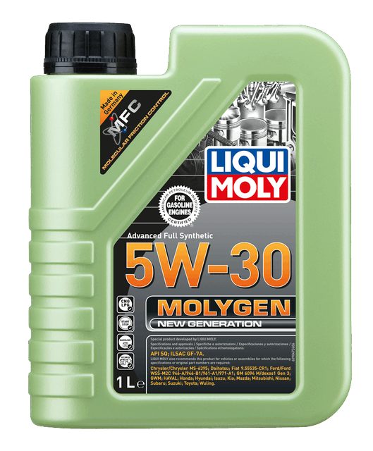 LIQUI MOLY 5W-30 Motor Yağı Molygen New Generation 1 Litre (9047) - Orijinal Ürün Görseli | Petrogen Otomotiv